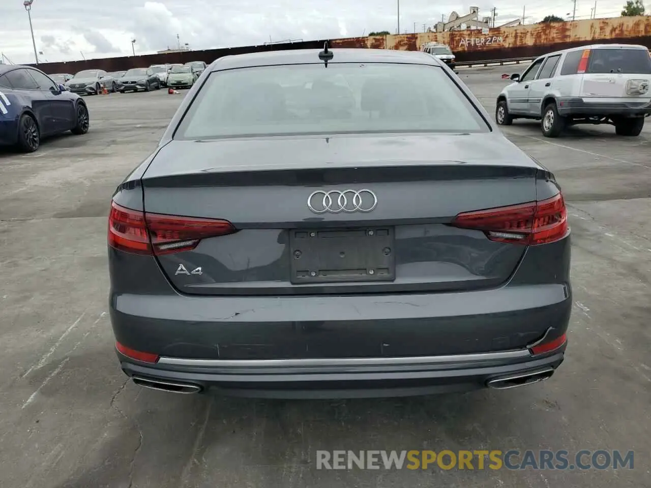 6 Photograph of a damaged car WAUGMAF40KN005026 AUDI A4 2019