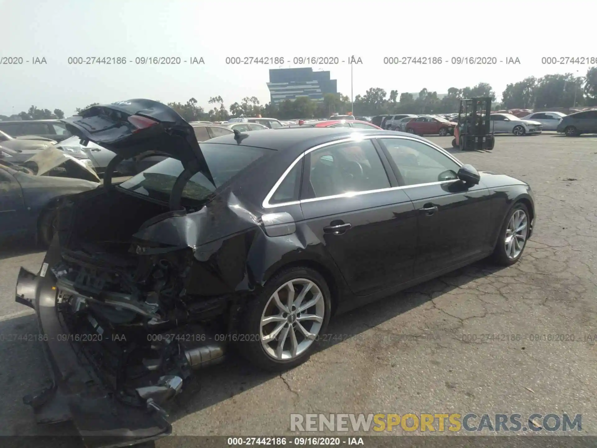 4 Photograph of a damaged car WAUGMAF41KA014857 AUDI A4 2019