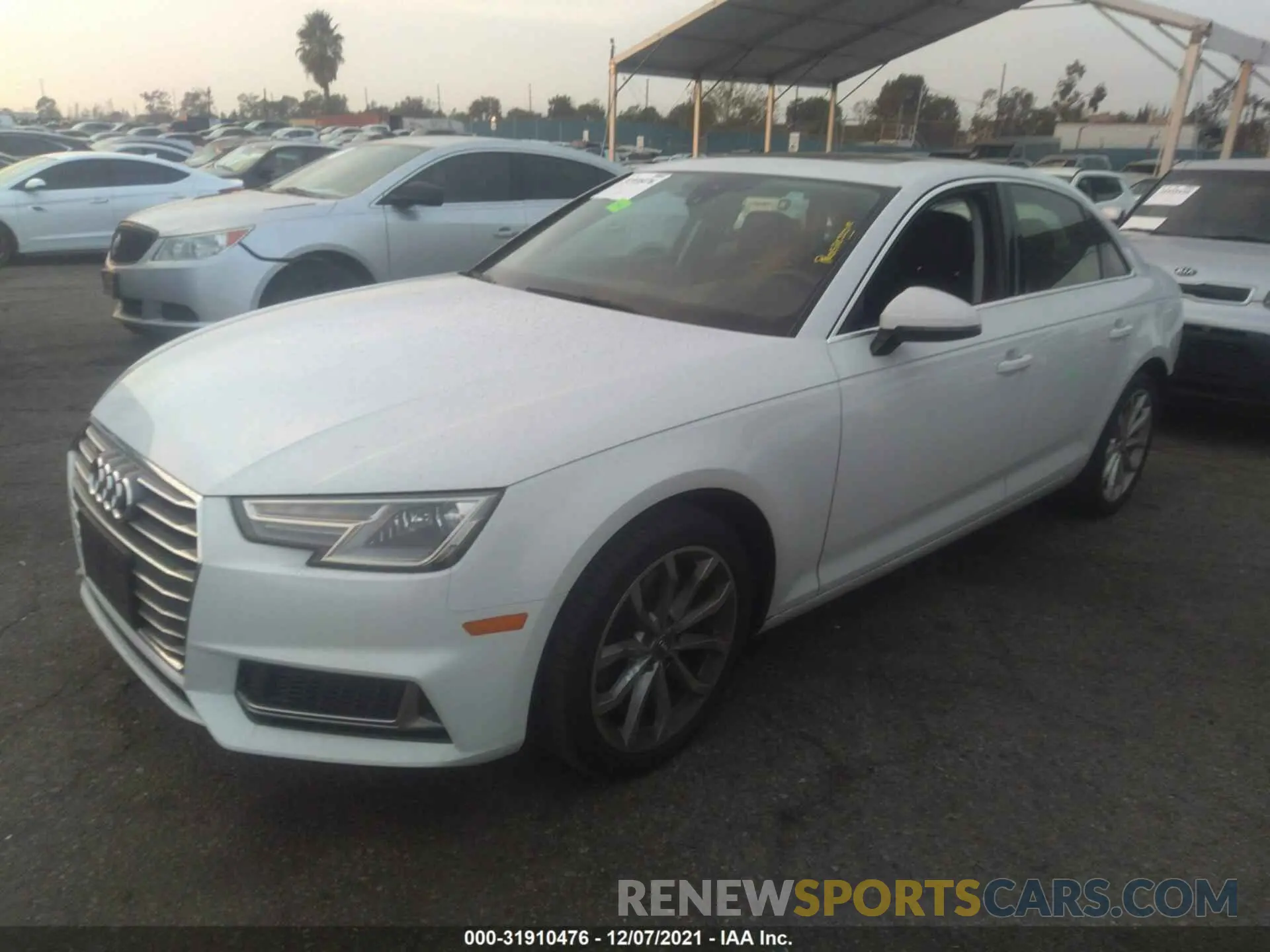 2 Photograph of a damaged car WAUGMAF41KA051245 AUDI A4 2019