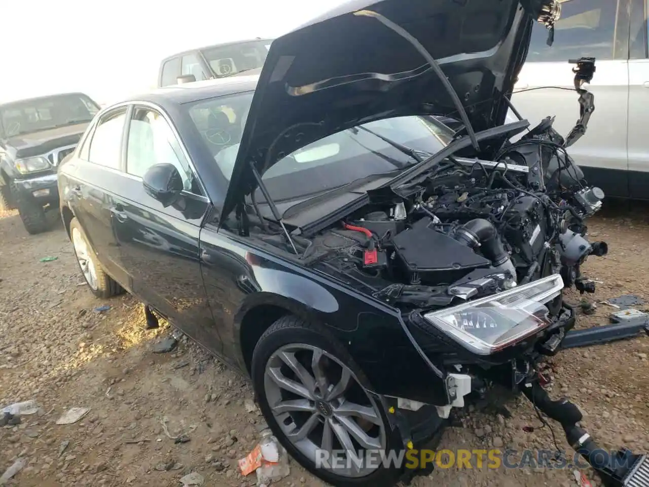 1 Photograph of a damaged car WAUGMAF41KA077425 AUDI A4 2019