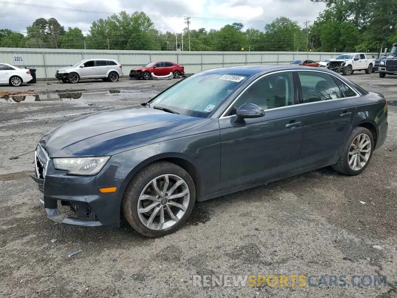 1 Photograph of a damaged car WAUGMAF41KN006122 AUDI A4 2019