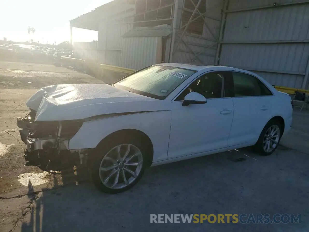 1 Photograph of a damaged car WAUGMAF41KN007643 AUDI A4 2019