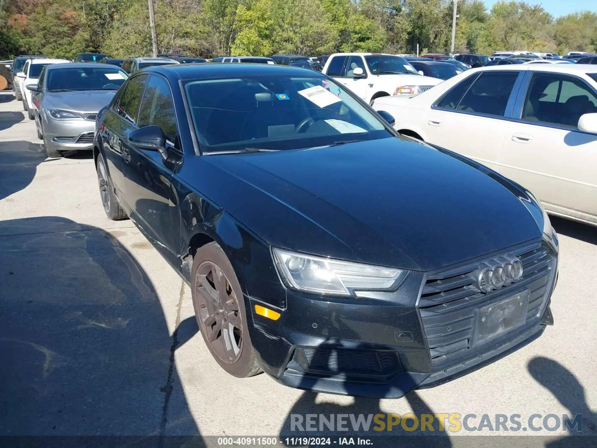 1 Photograph of a damaged car WAUGMAF41KN017833 AUDI A4 2019