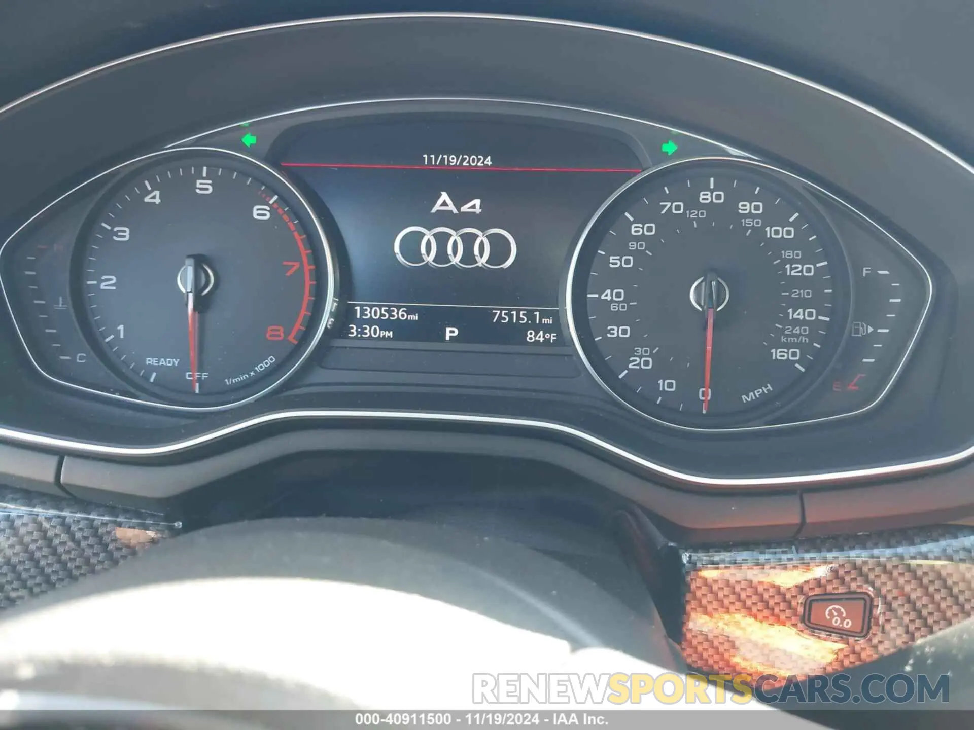 14 Photograph of a damaged car WAUGMAF41KN017833 AUDI A4 2019