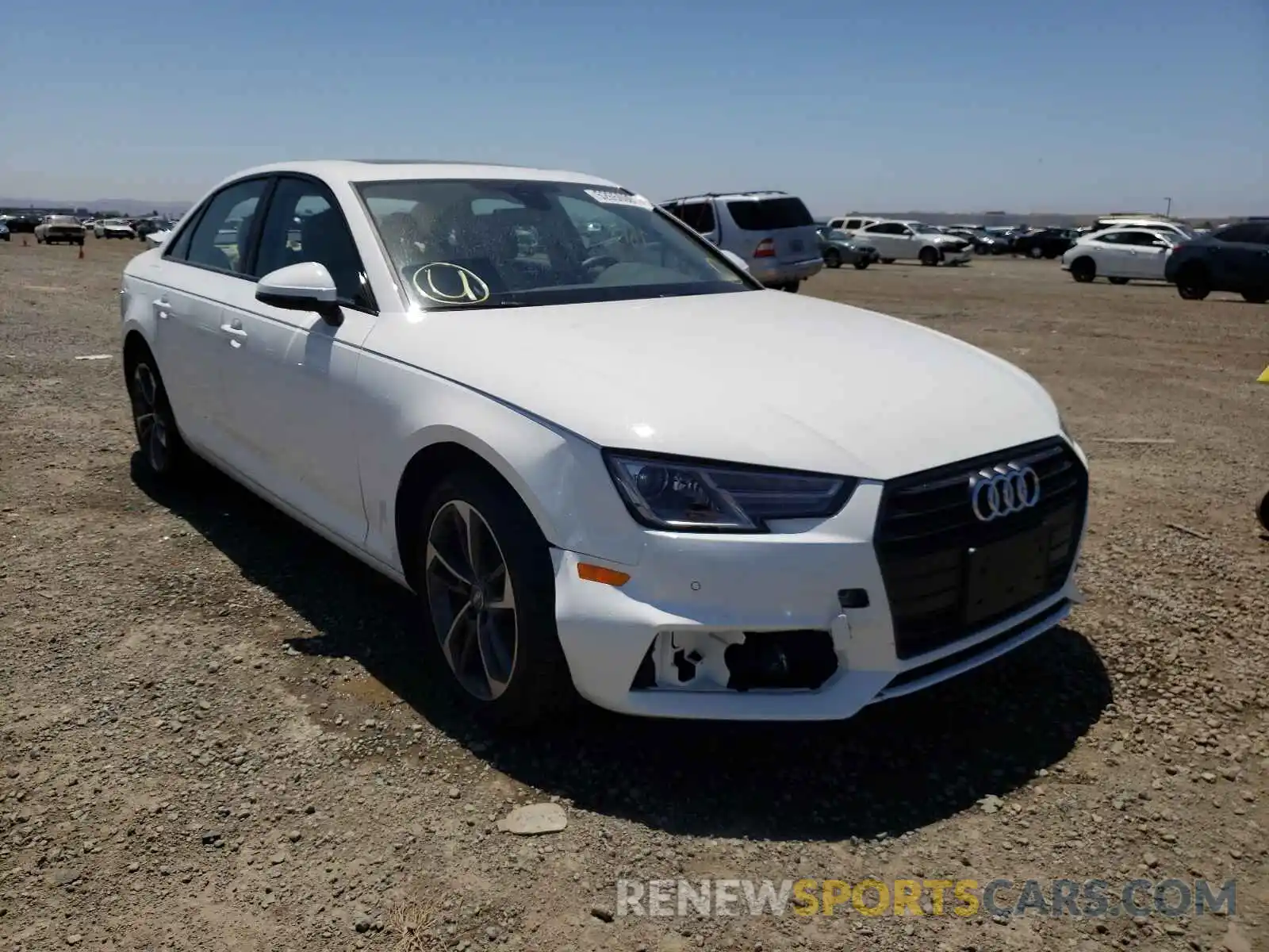 1 Photograph of a damaged car WAUGMAF41KN021137 AUDI A4 2019