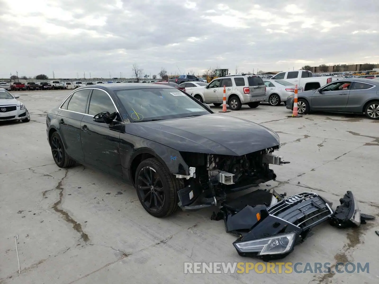 1 Photograph of a damaged car WAUGMAF42KA006914 AUDI A4 2019