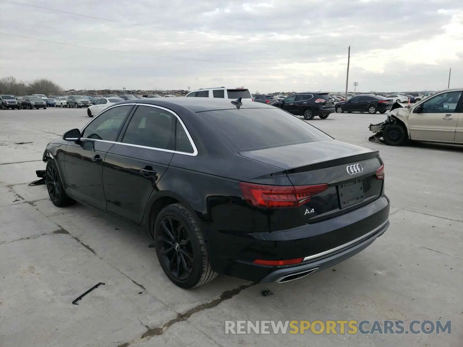 3 Photograph of a damaged car WAUGMAF42KA006914 AUDI A4 2019