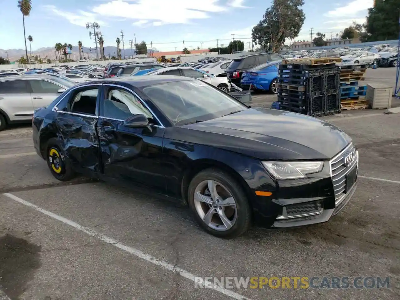 1 Photograph of a damaged car WAUGMAF42KA014463 AUDI A4 2019