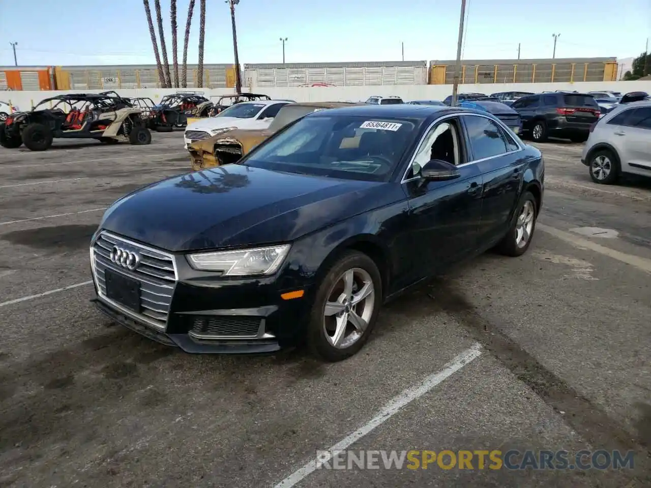 2 Photograph of a damaged car WAUGMAF42KA014463 AUDI A4 2019