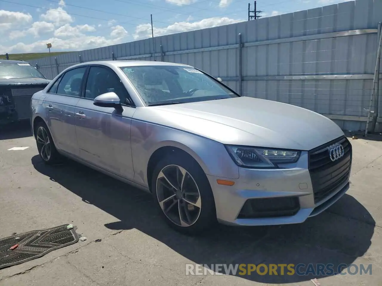 4 Photograph of a damaged car WAUGMAF42KN016268 AUDI A4 2019