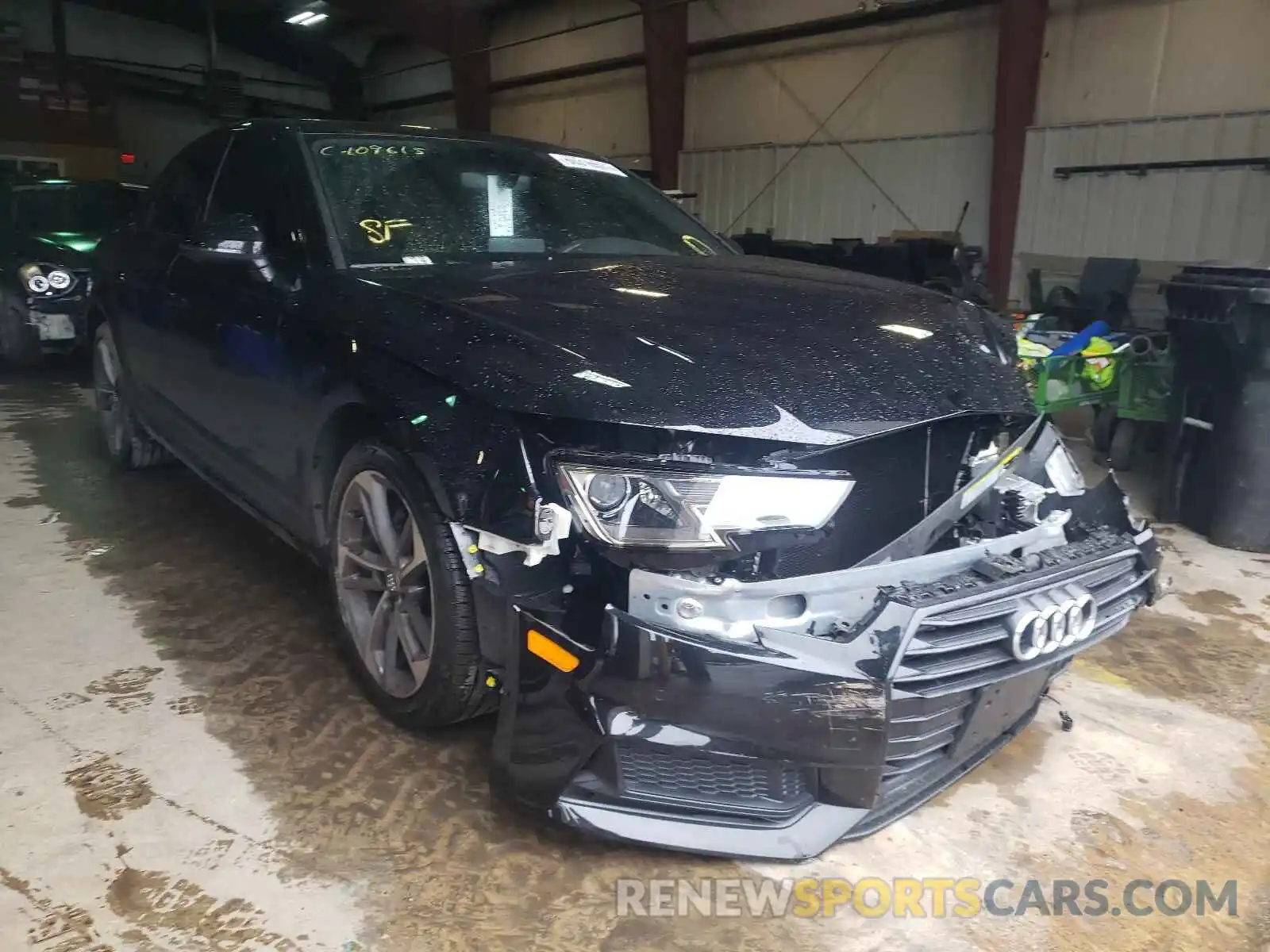 1 Photograph of a damaged car WAUGMAF42KN021647 AUDI A4 2019