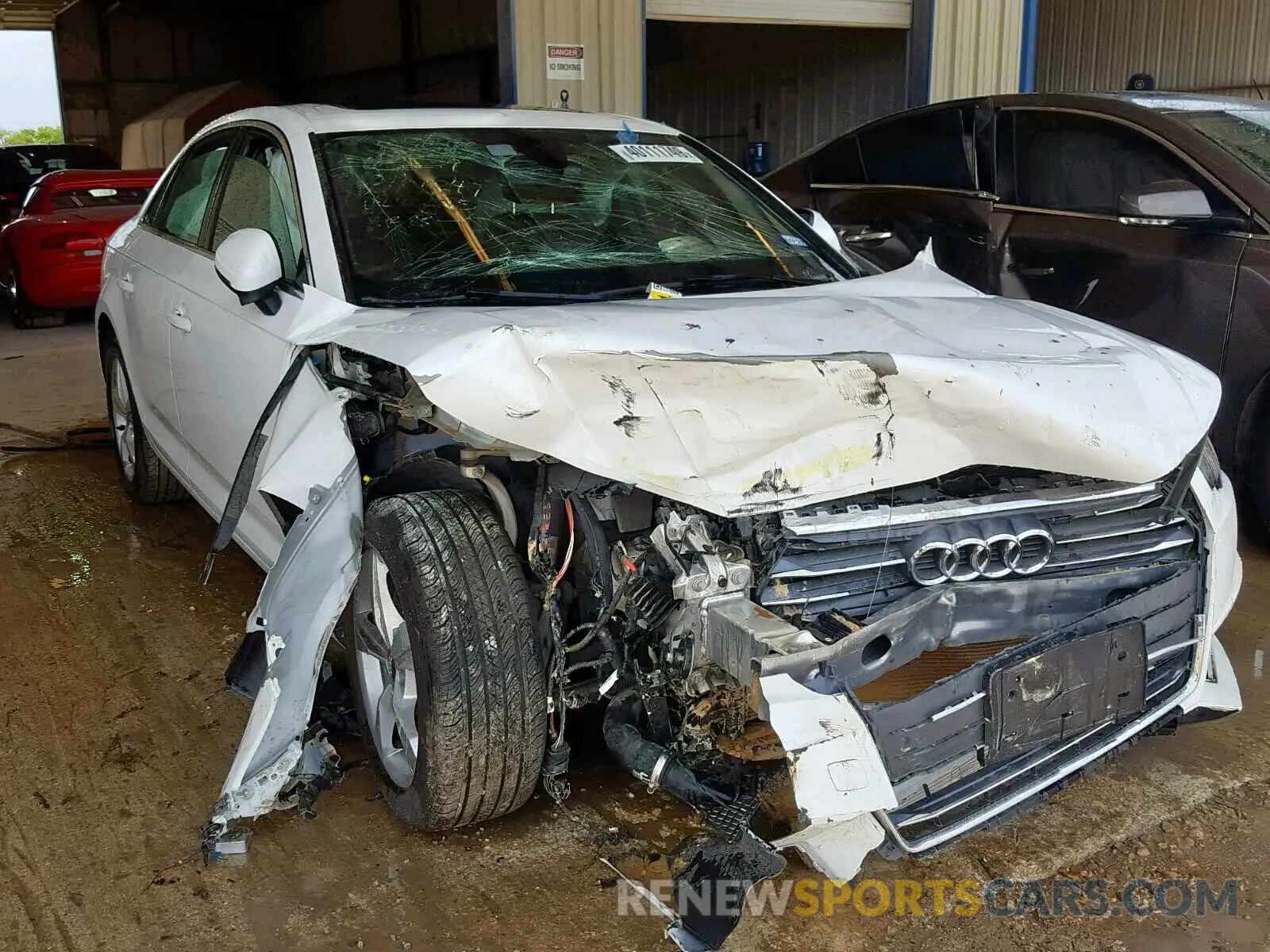 1 Photograph of a damaged car WAUGMAF43KA022295 AUDI A4 2019