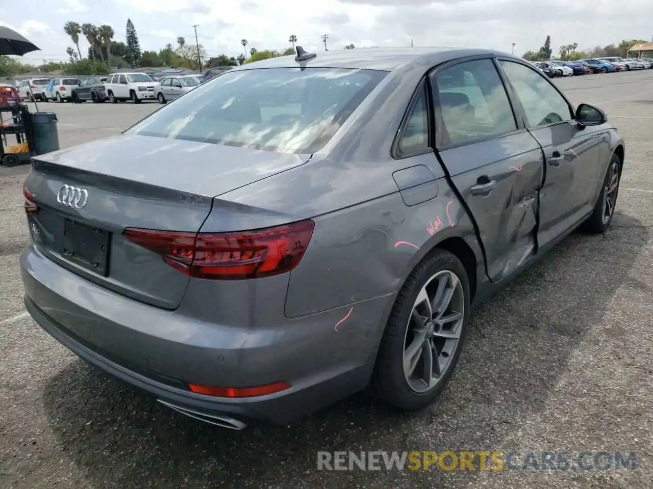 4 Photograph of a damaged car WAUGMAF43KA102650 AUDI A4 2019