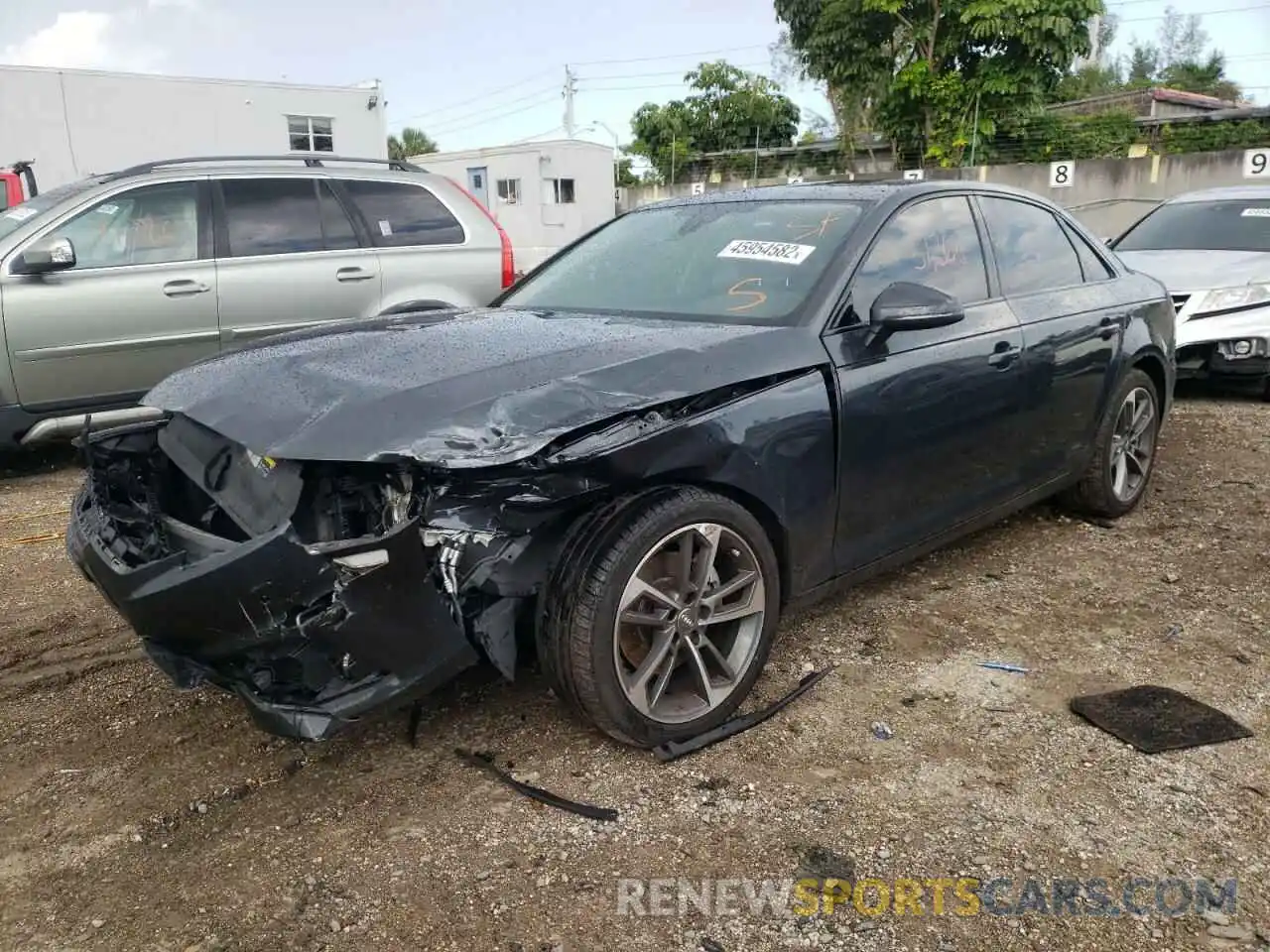 2 Photograph of a damaged car WAUGMAF43KA114880 AUDI A4 2019