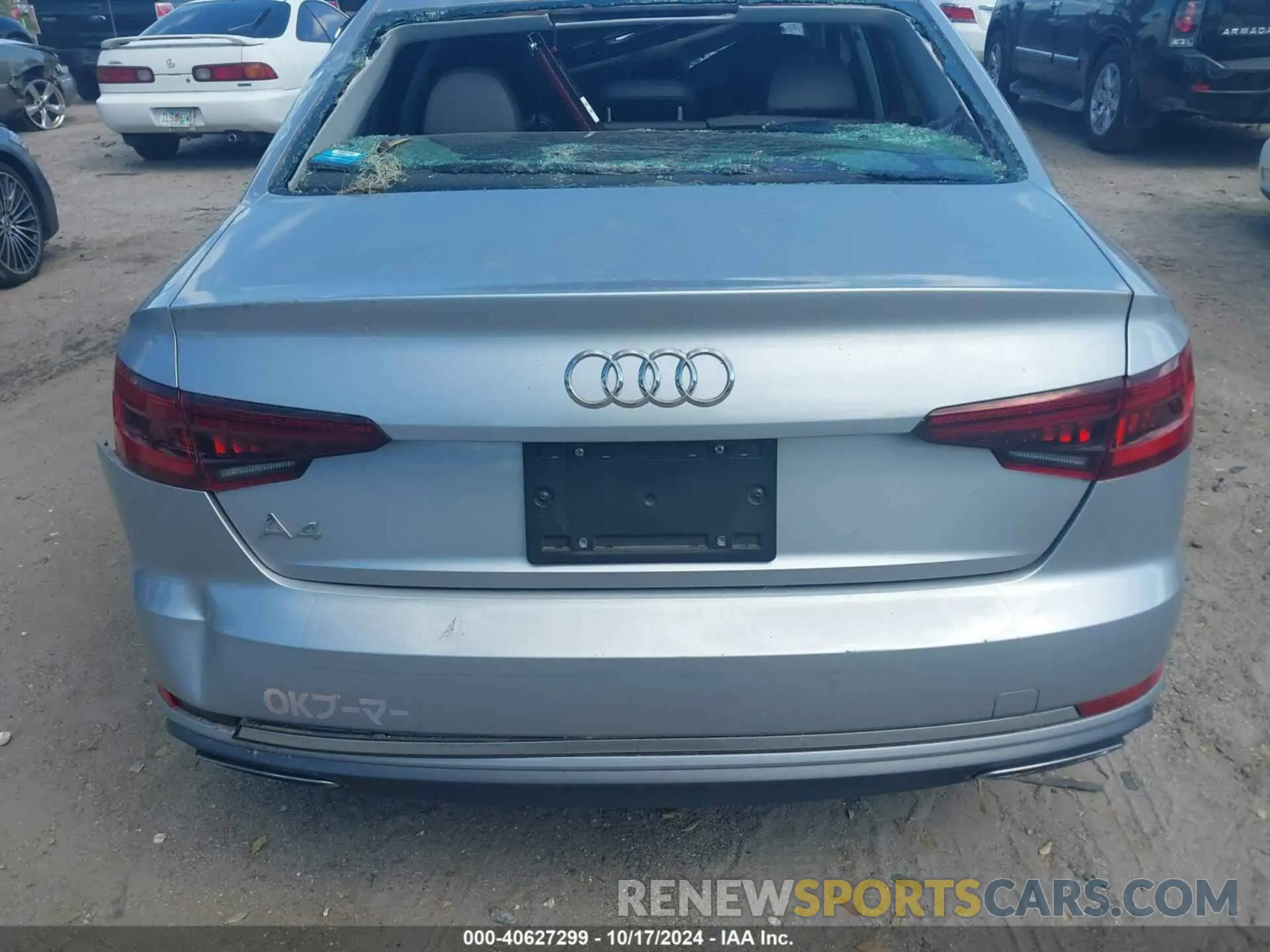 16 Photograph of a damaged car WAUGMAF43KN004954 AUDI A4 2019