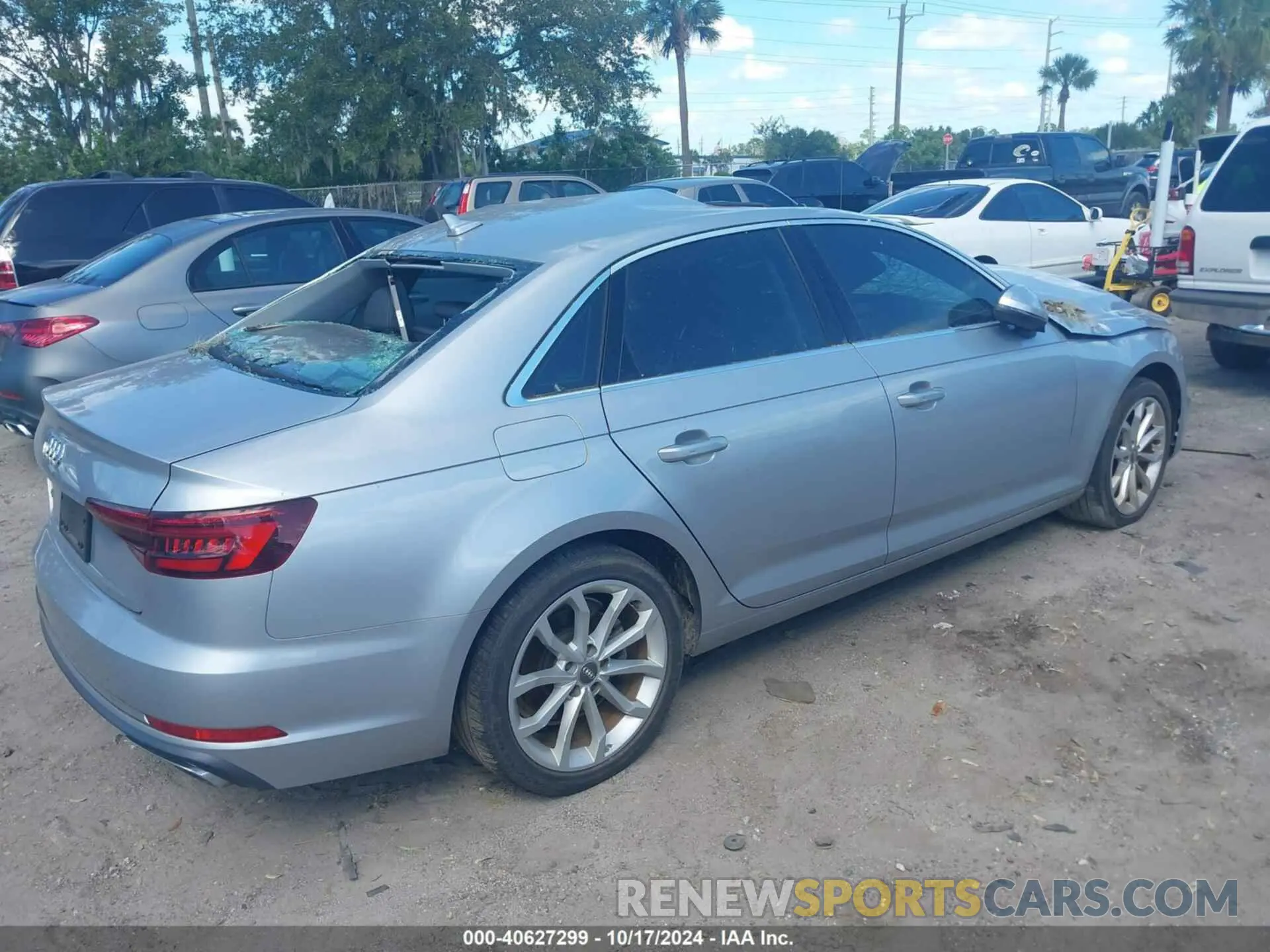 4 Photograph of a damaged car WAUGMAF43KN004954 AUDI A4 2019