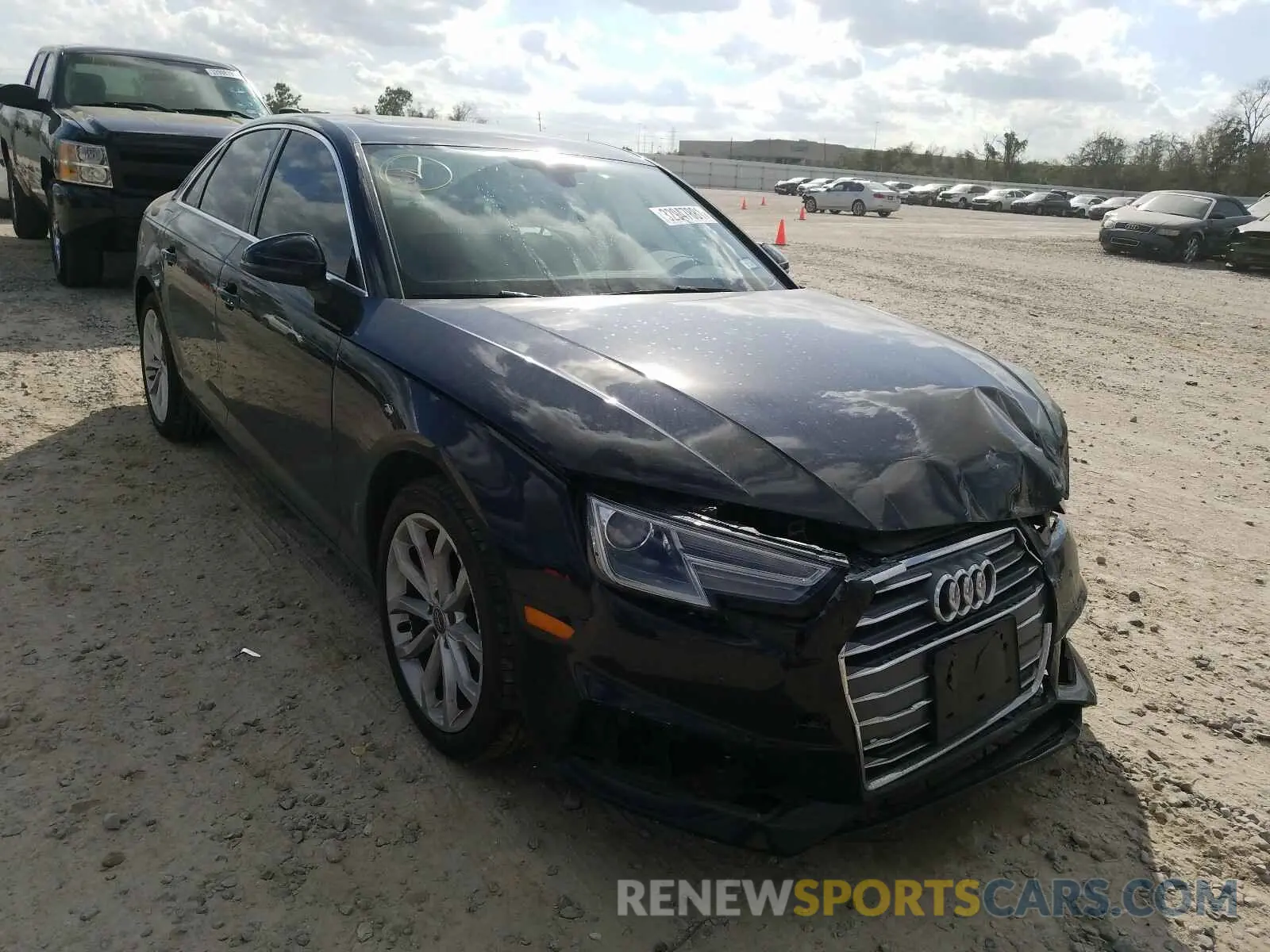 1 Photograph of a damaged car WAUGMAF43KN005473 AUDI A4 2019