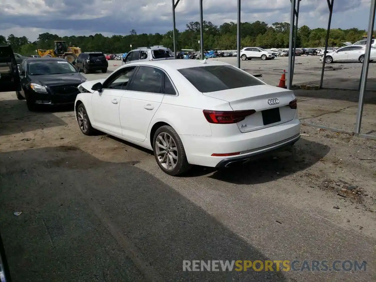 3 Photograph of a damaged car WAUGMAF43KN006381 AUDI A4 2019