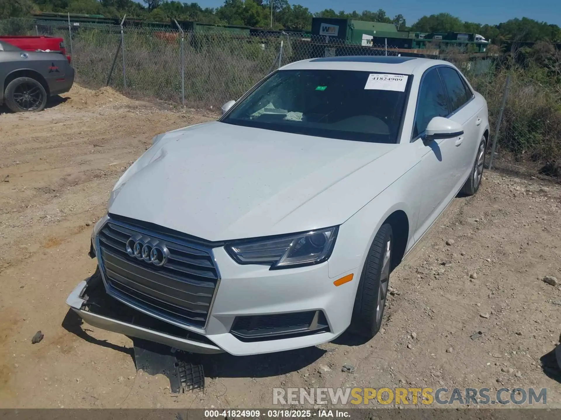 2 Photograph of a damaged car WAUGMAF43KN011015 AUDI A4 2019