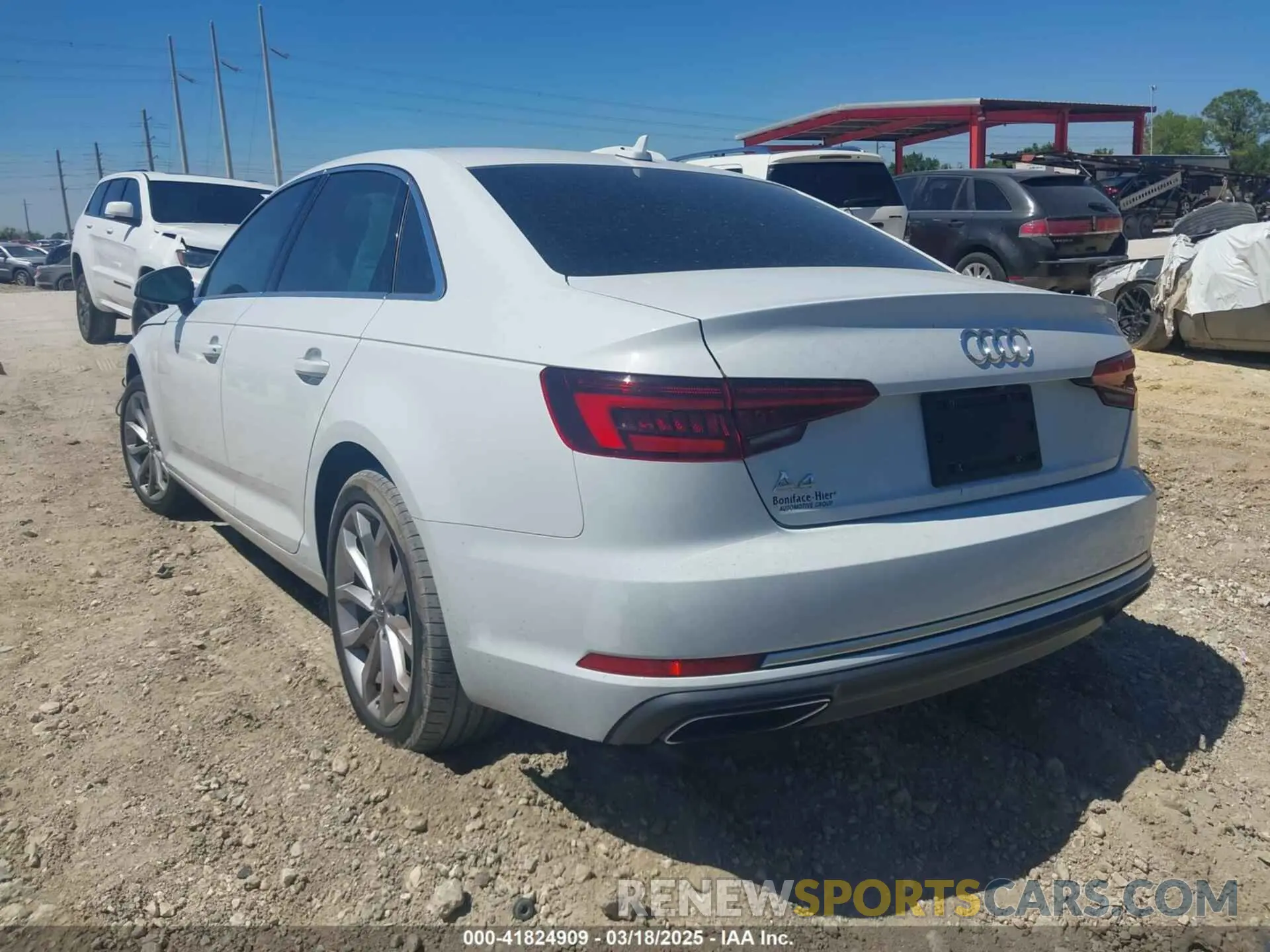 3 Photograph of a damaged car WAUGMAF43KN011015 AUDI A4 2019