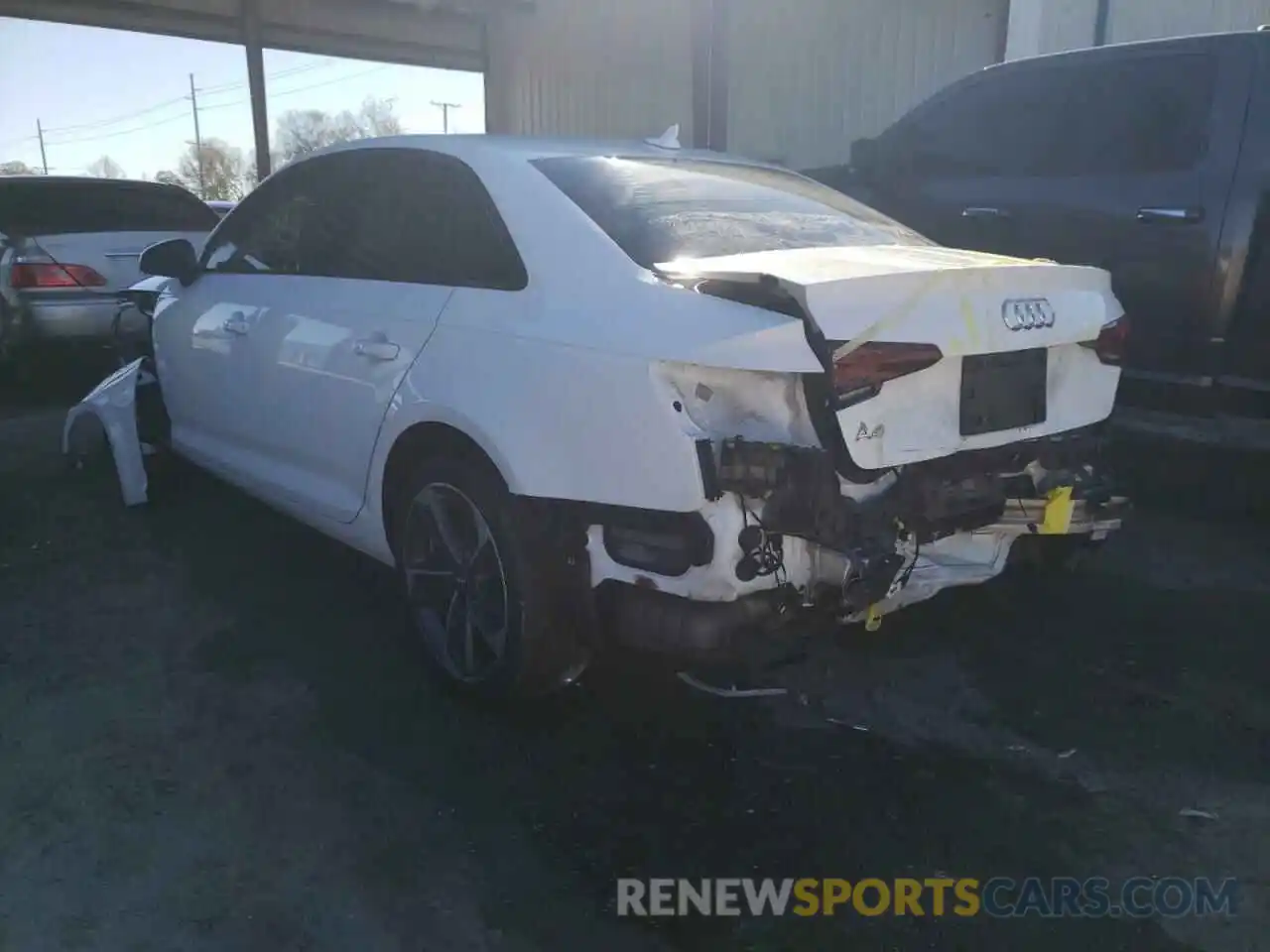 3 Photograph of a damaged car WAUGMAF43KN017896 AUDI A4 2019