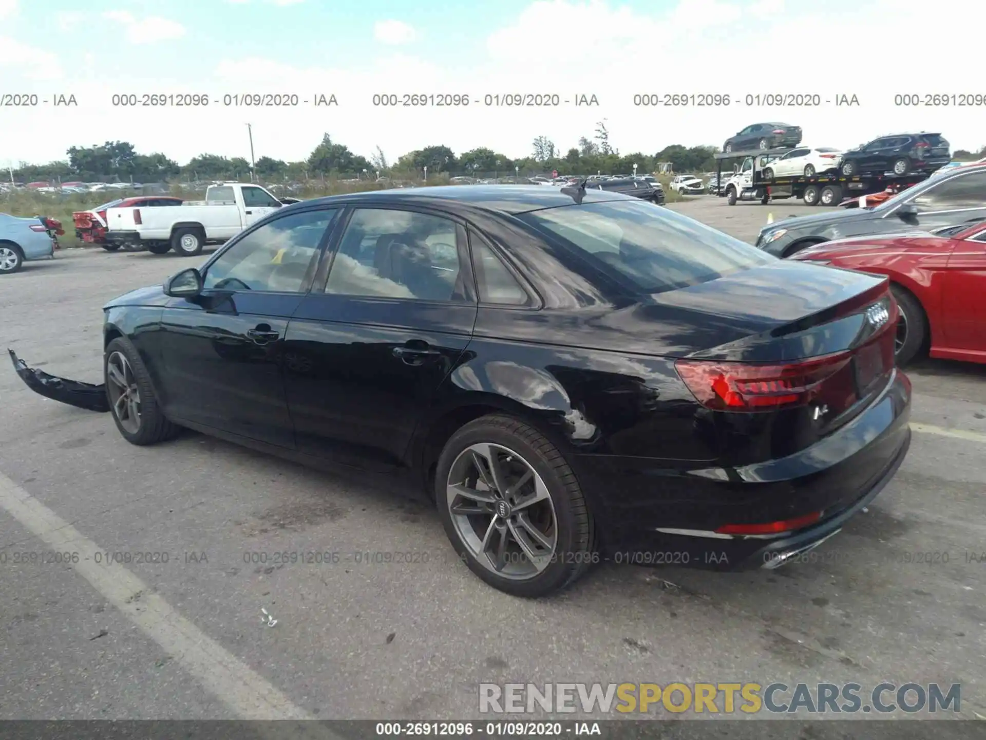 3 Photograph of a damaged car WAUGMAF44KA113429 AUDI A4 2019