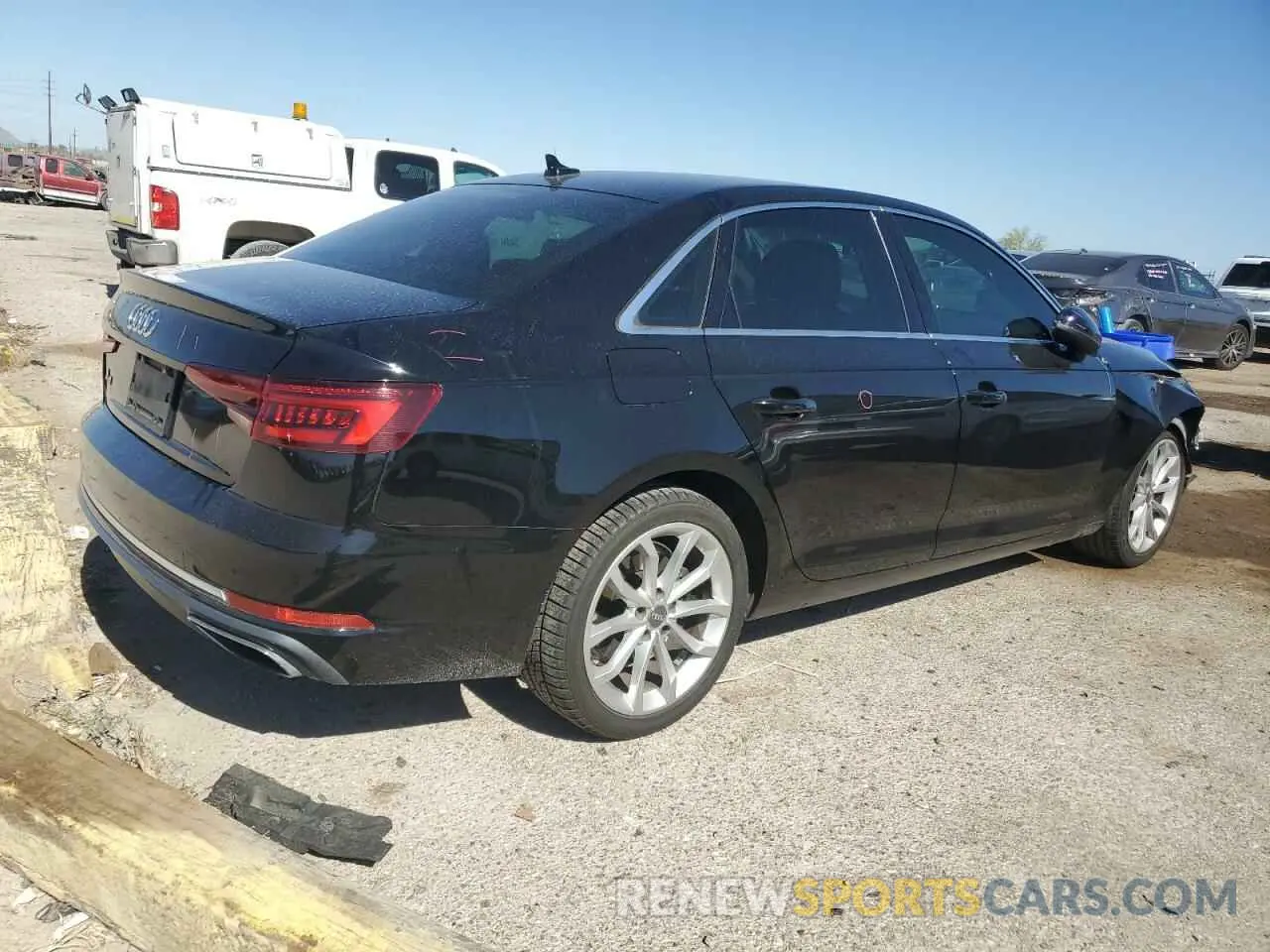 3 Photograph of a damaged car WAUGMAF44KN005370 AUDI A4 2019