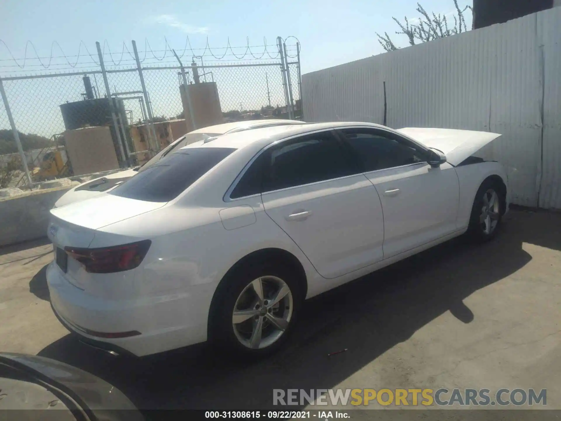 4 Photograph of a damaged car WAUGMAF45KA035176 AUDI A4 2019