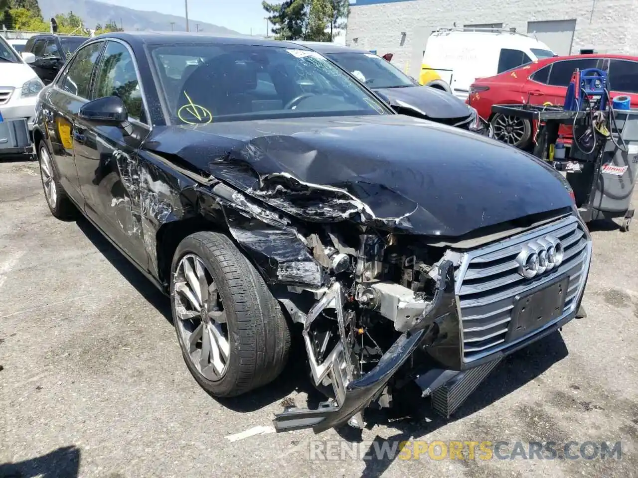 1 Photograph of a damaged car WAUGMAF45KA053743 AUDI A4 2019