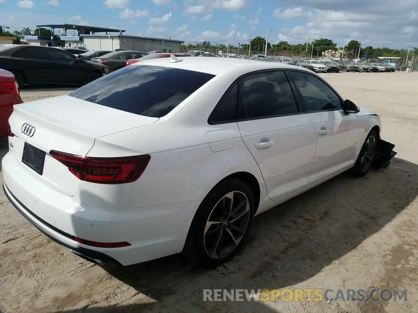 4 Photograph of a damaged car WAUGMAF45KN013753 AUDI A4 2019