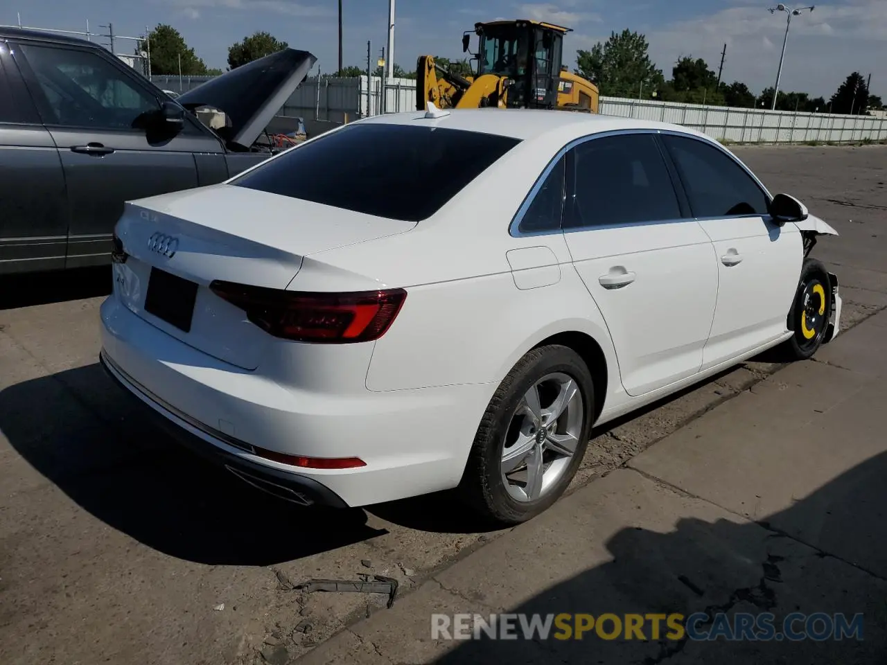 4 Photograph of a damaged car WAUGMAF46KA018662 AUDI A4 2019