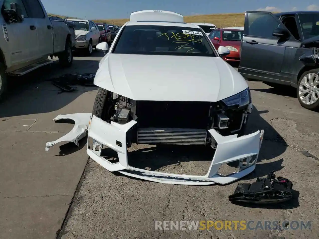 9 Photograph of a damaged car WAUGMAF46KA018662 AUDI A4 2019