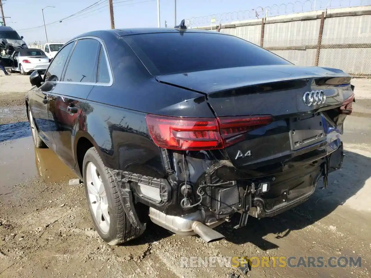 3 Photograph of a damaged car WAUGMAF46KA058014 AUDI A4 2019