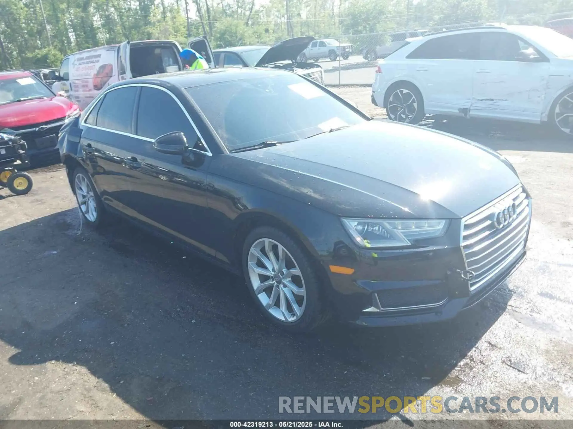 1 Photograph of a damaged car WAUGMAF46KN004947 AUDI A4 2019