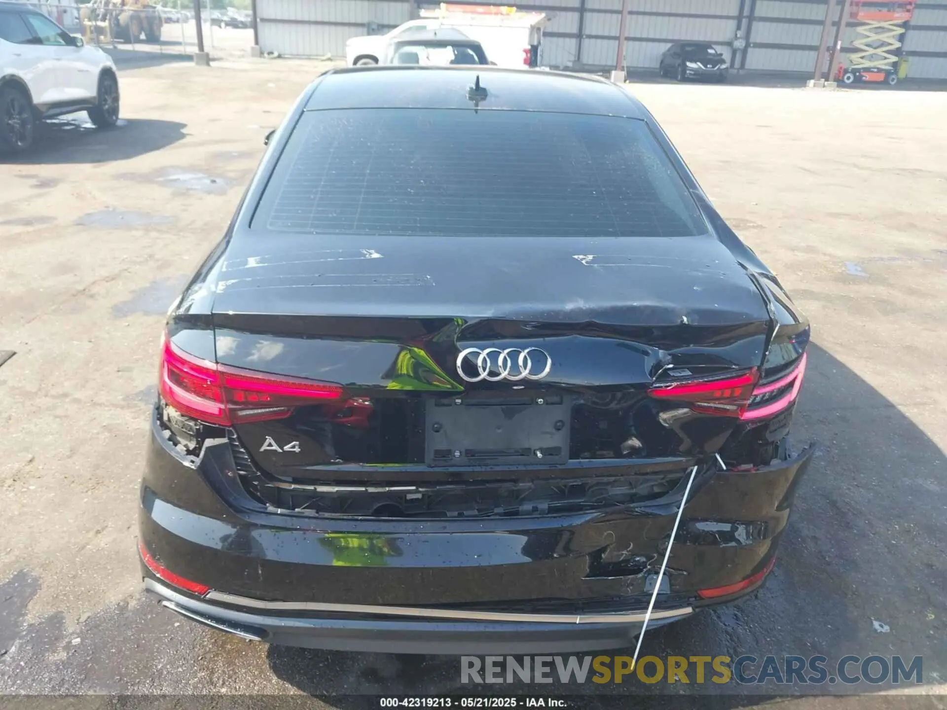 16 Photograph of a damaged car WAUGMAF46KN004947 AUDI A4 2019