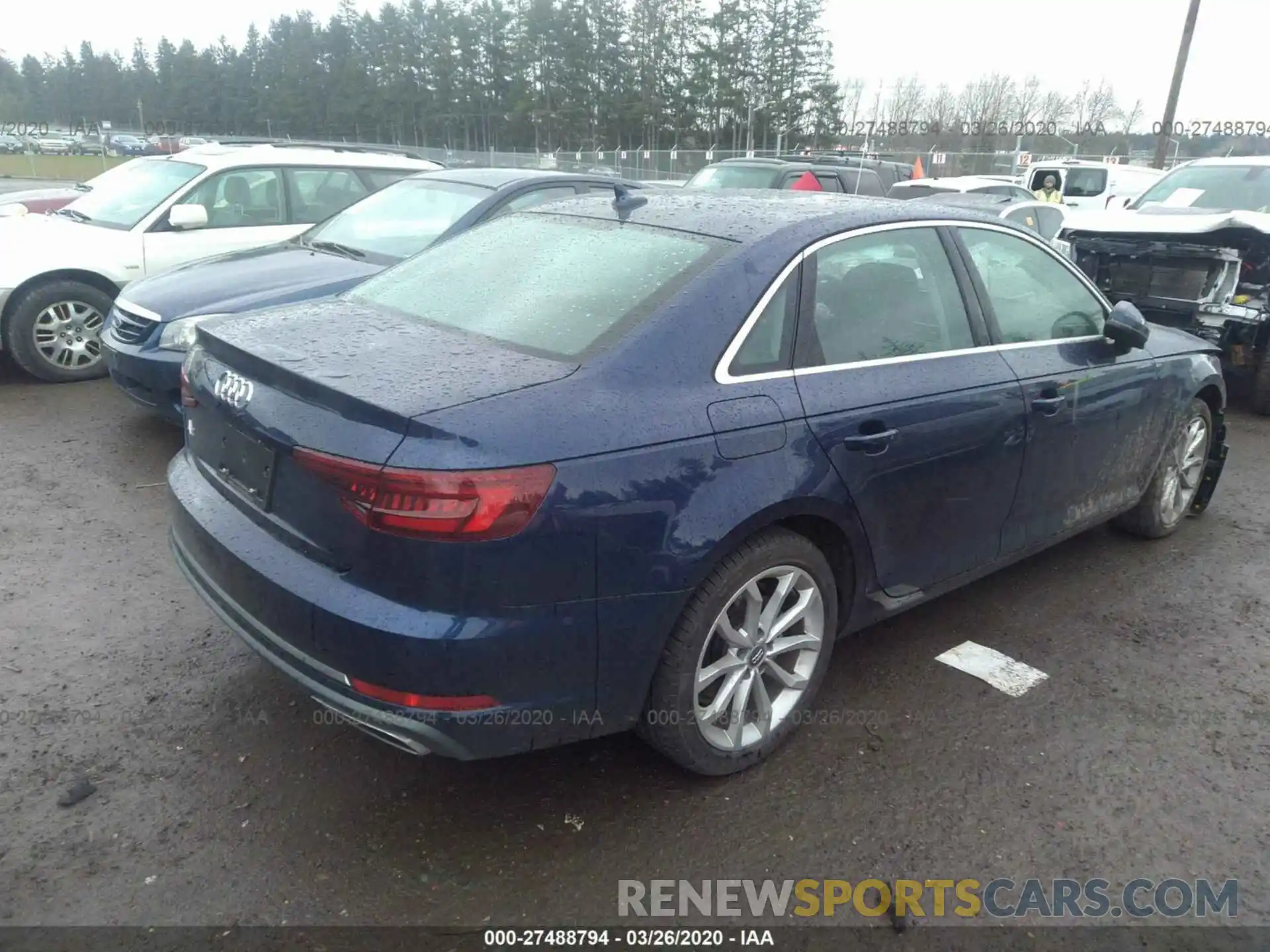 4 Photograph of a damaged car WAUGMAF46KN011591 AUDI A4 2019