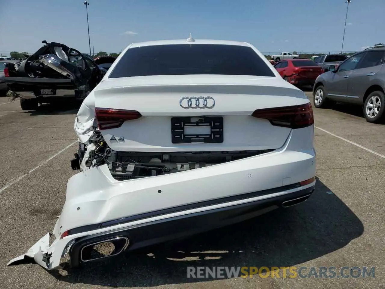 6 Photograph of a damaged car WAUGMAF46KN017598 AUDI A4 2019