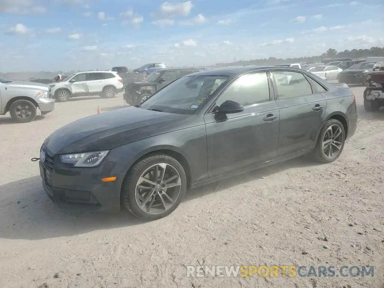 1 Photograph of a damaged car WAUGMAF46KN018153 AUDI A4 2019
