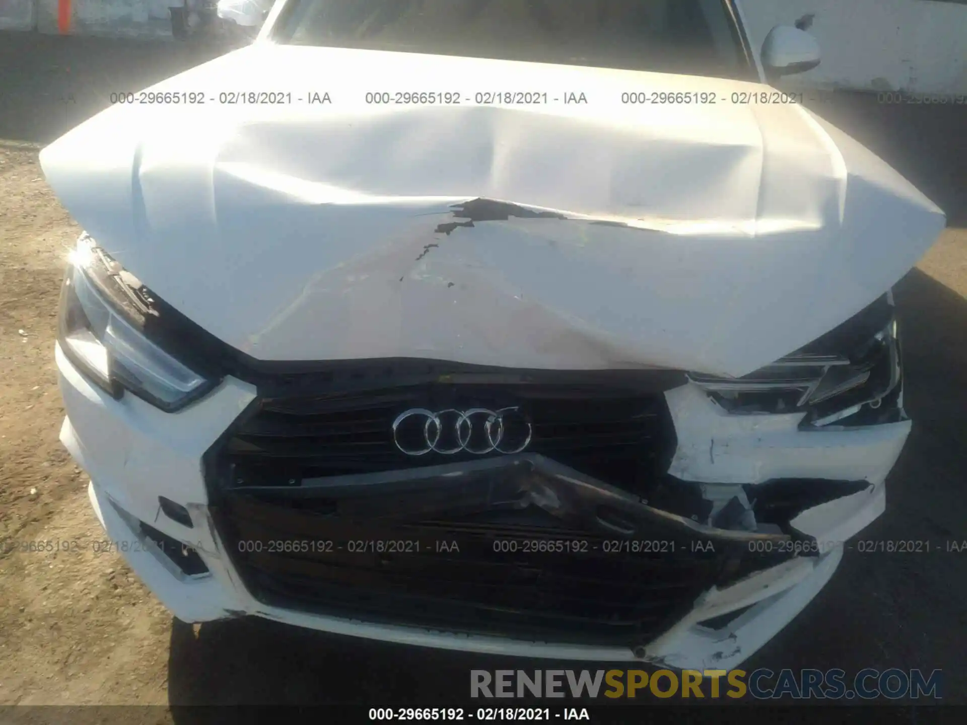 6 Photograph of a damaged car WAUGMAF46KN020971 AUDI A4 2019