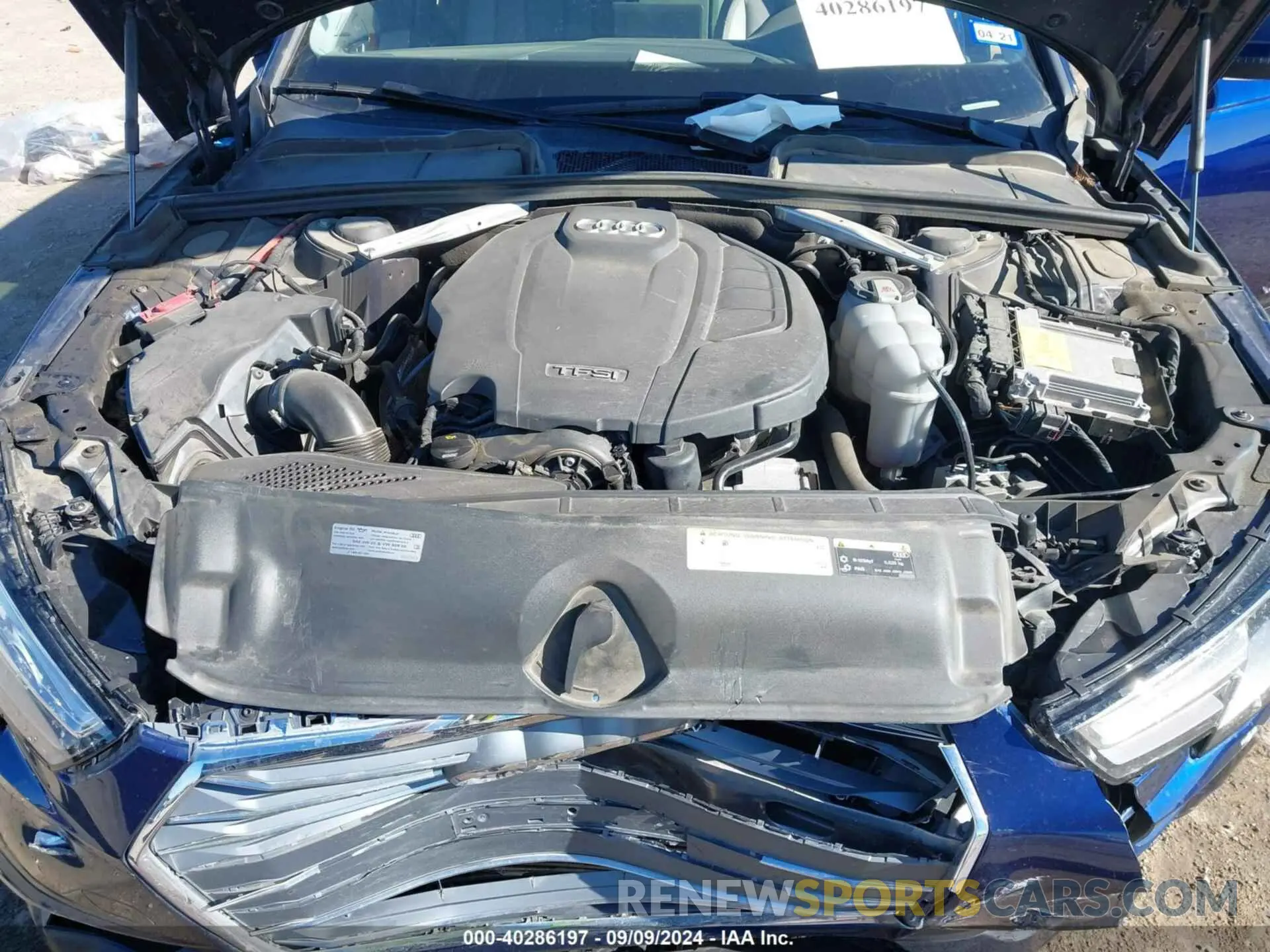10 Photograph of a damaged car WAUGMAF47KA042162 AUDI A4 2019