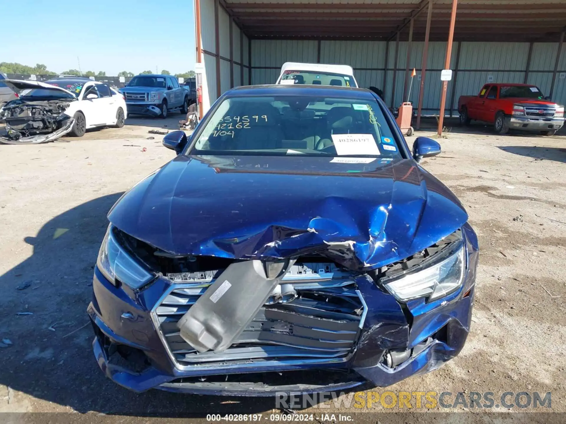 12 Photograph of a damaged car WAUGMAF47KA042162 AUDI A4 2019