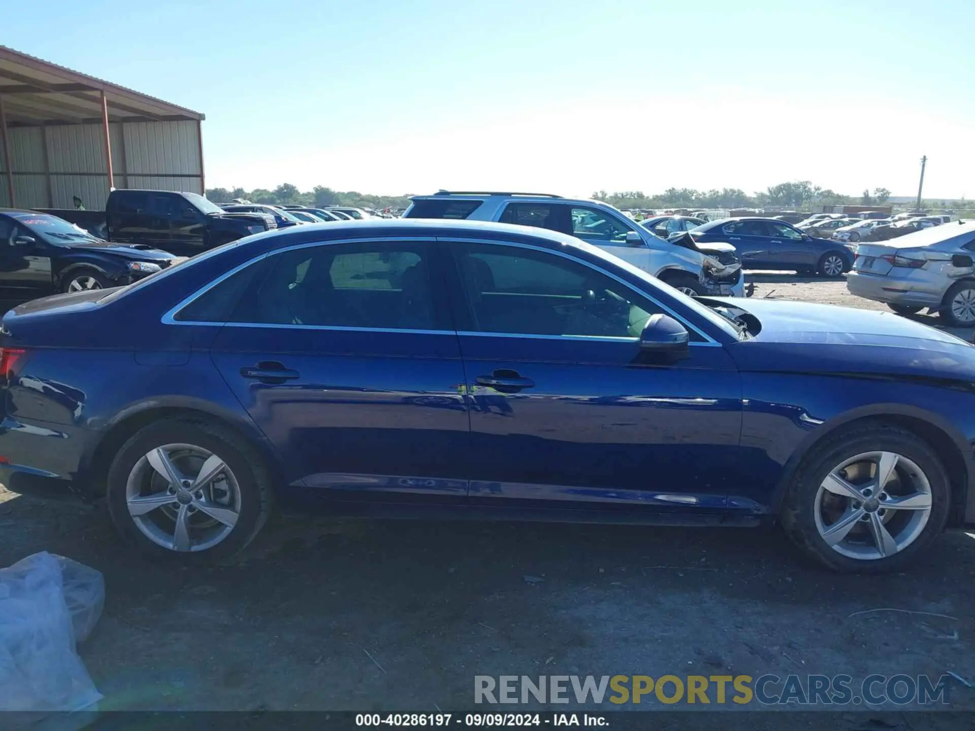 13 Photograph of a damaged car WAUGMAF47KA042162 AUDI A4 2019