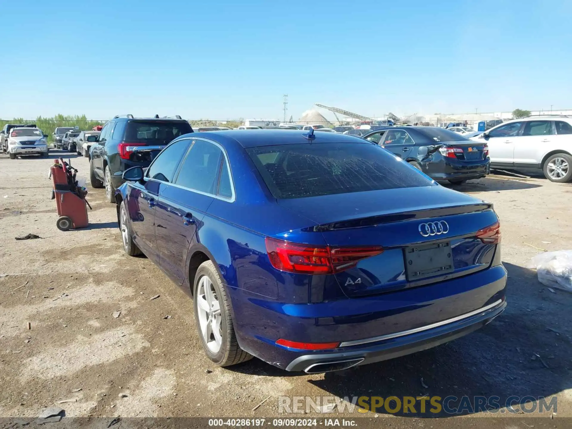 3 Photograph of a damaged car WAUGMAF47KA042162 AUDI A4 2019