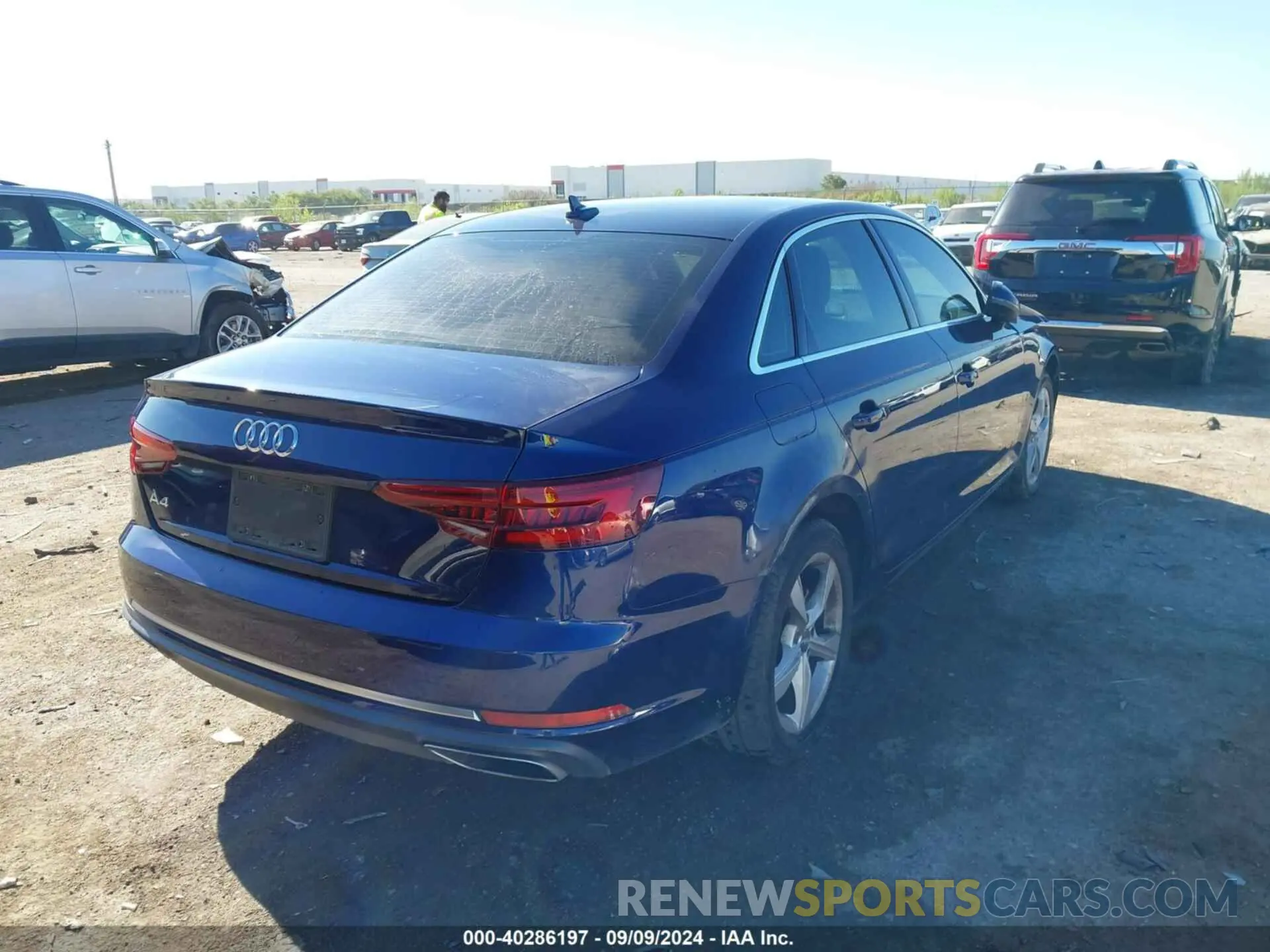 4 Photograph of a damaged car WAUGMAF47KA042162 AUDI A4 2019
