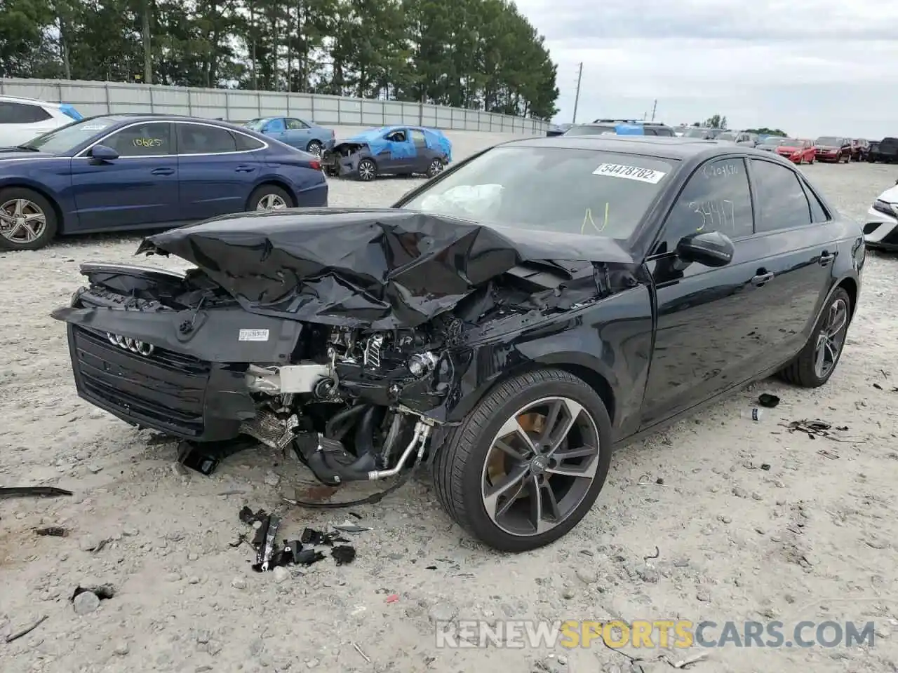 2 Photograph of a damaged car WAUGMAF47KN020946 AUDI A4 2019