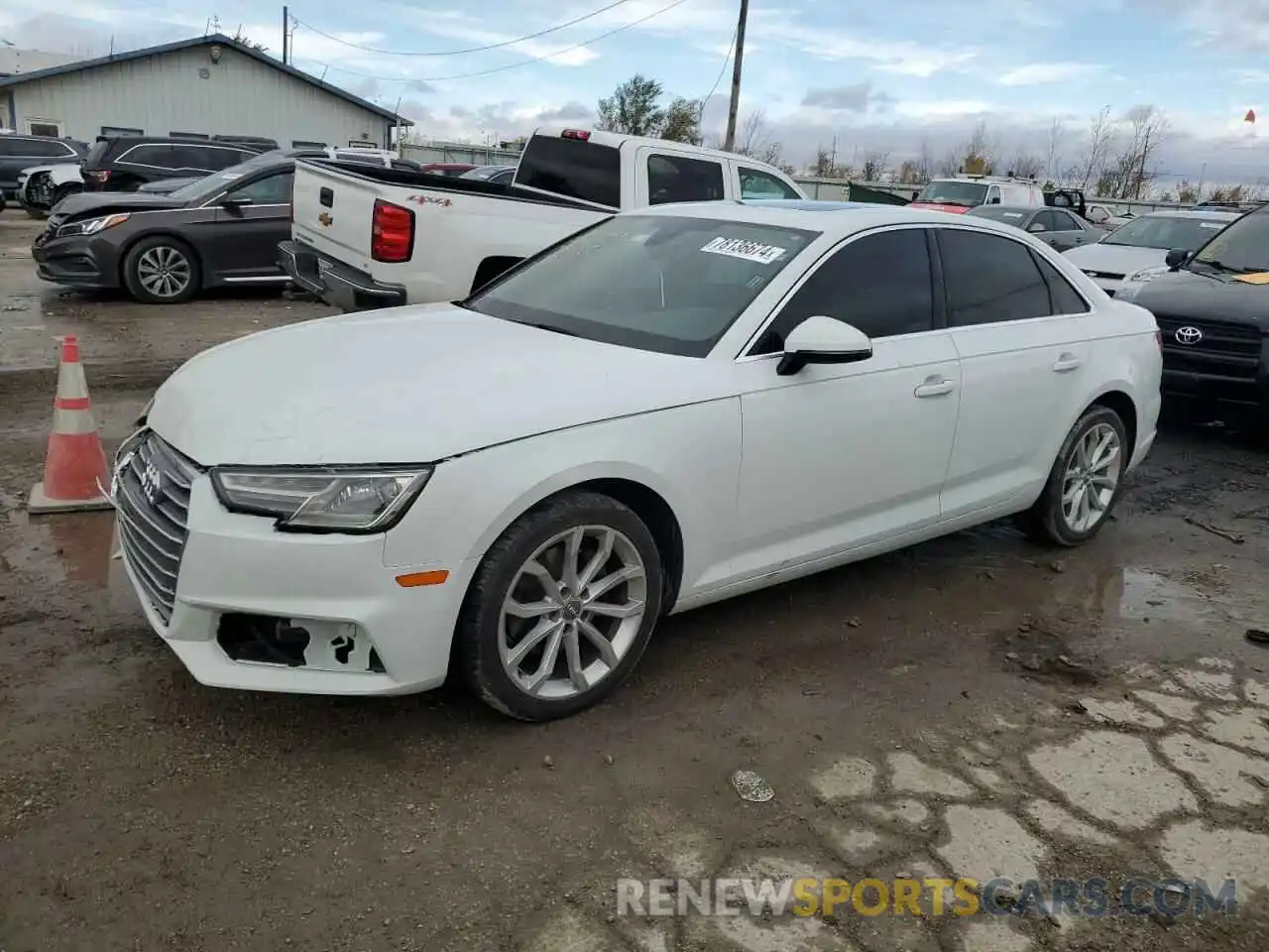 1 Photograph of a damaged car WAUGMAF48KA010112 AUDI A4 2019