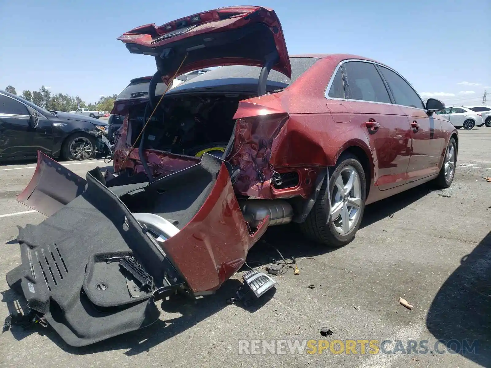 4 Photograph of a damaged car WAUGMAF48KA015424 AUDI A4 2019