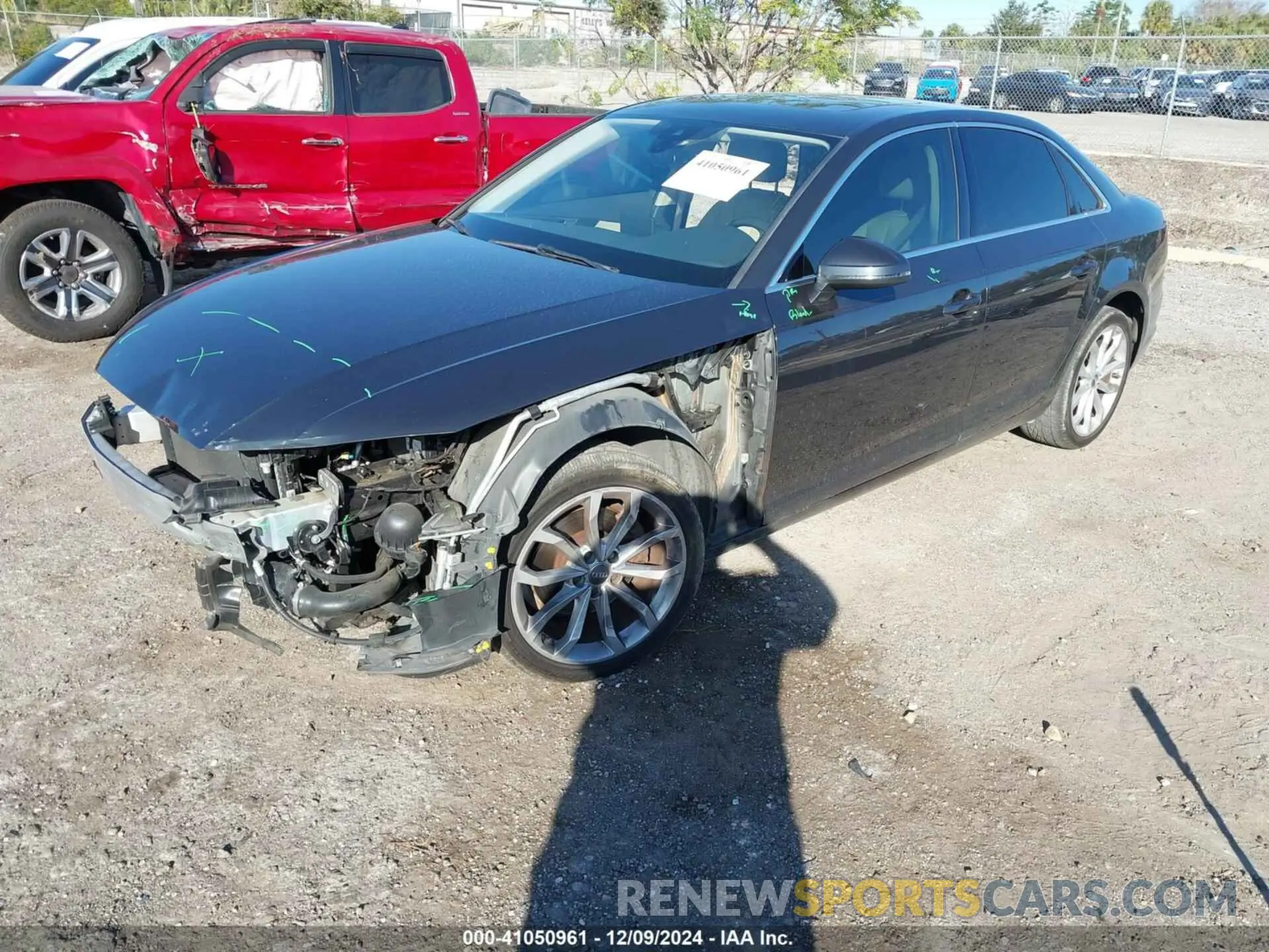 2 Photograph of a damaged car WAUGMAF48KA022521 AUDI A4 2019