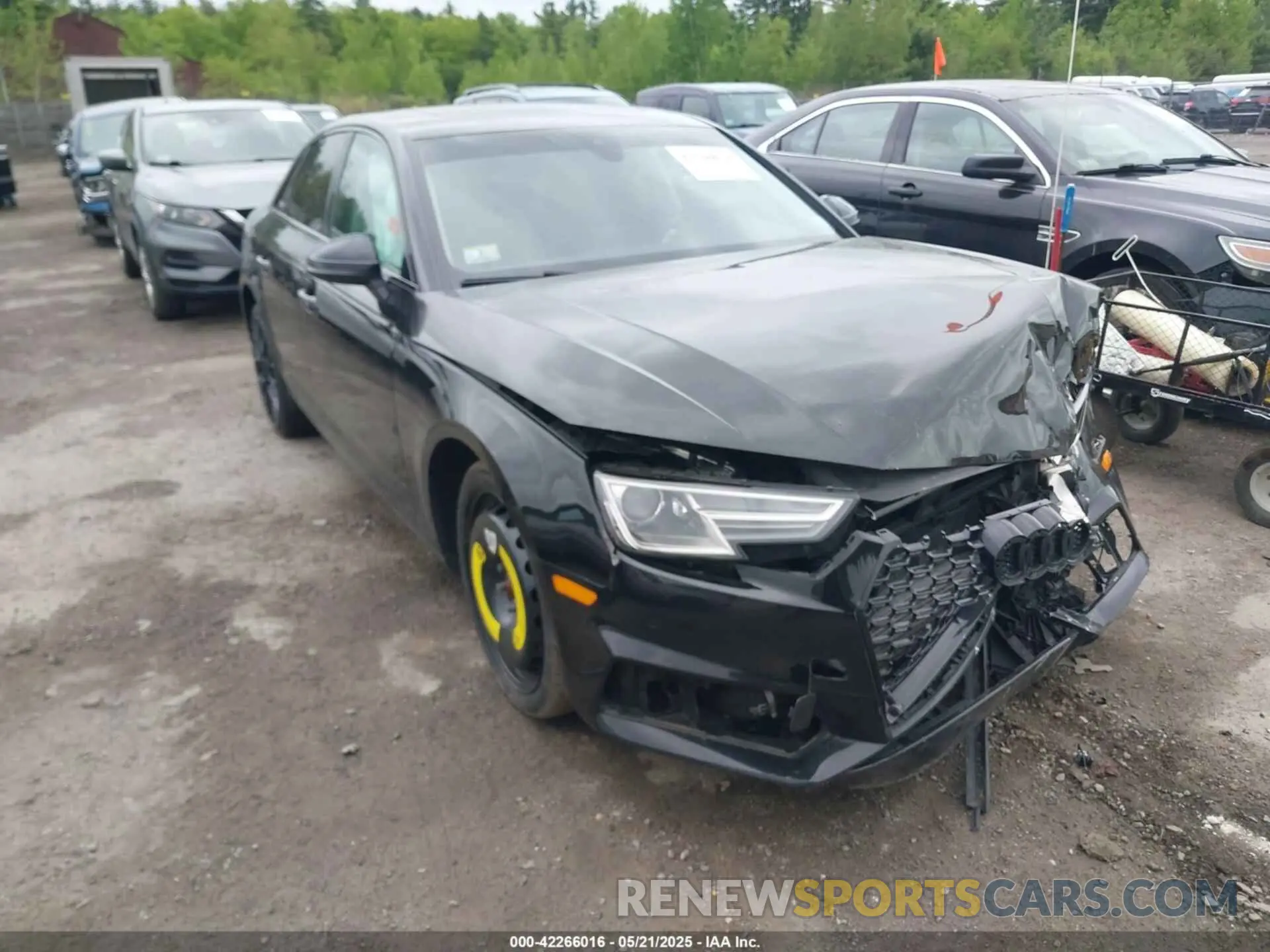 1 Photograph of a damaged car WAUGMAF48KA109318 AUDI A4 2019