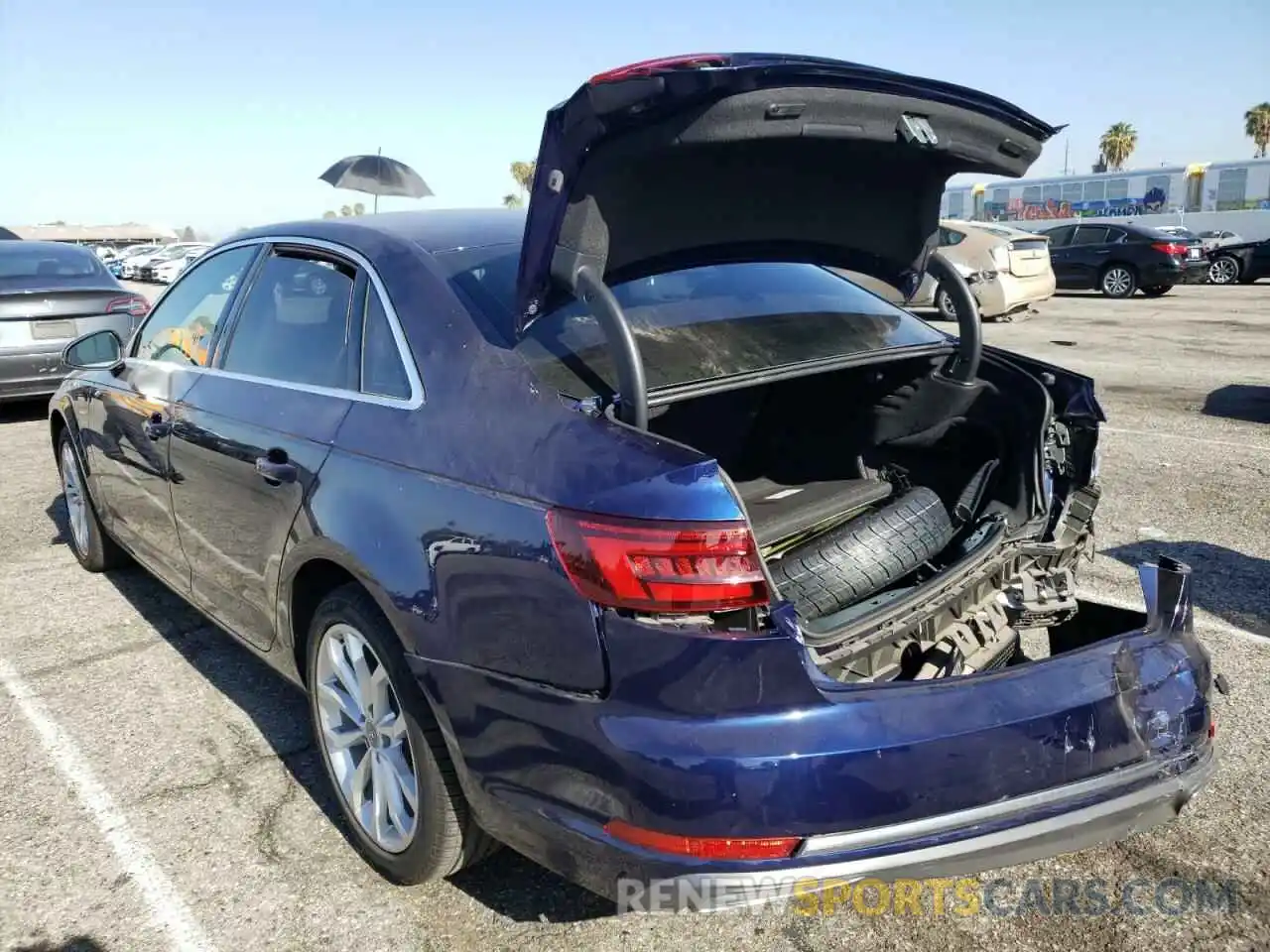 3 Photograph of a damaged car WAUGMAF48KN002715 AUDI A4 2019